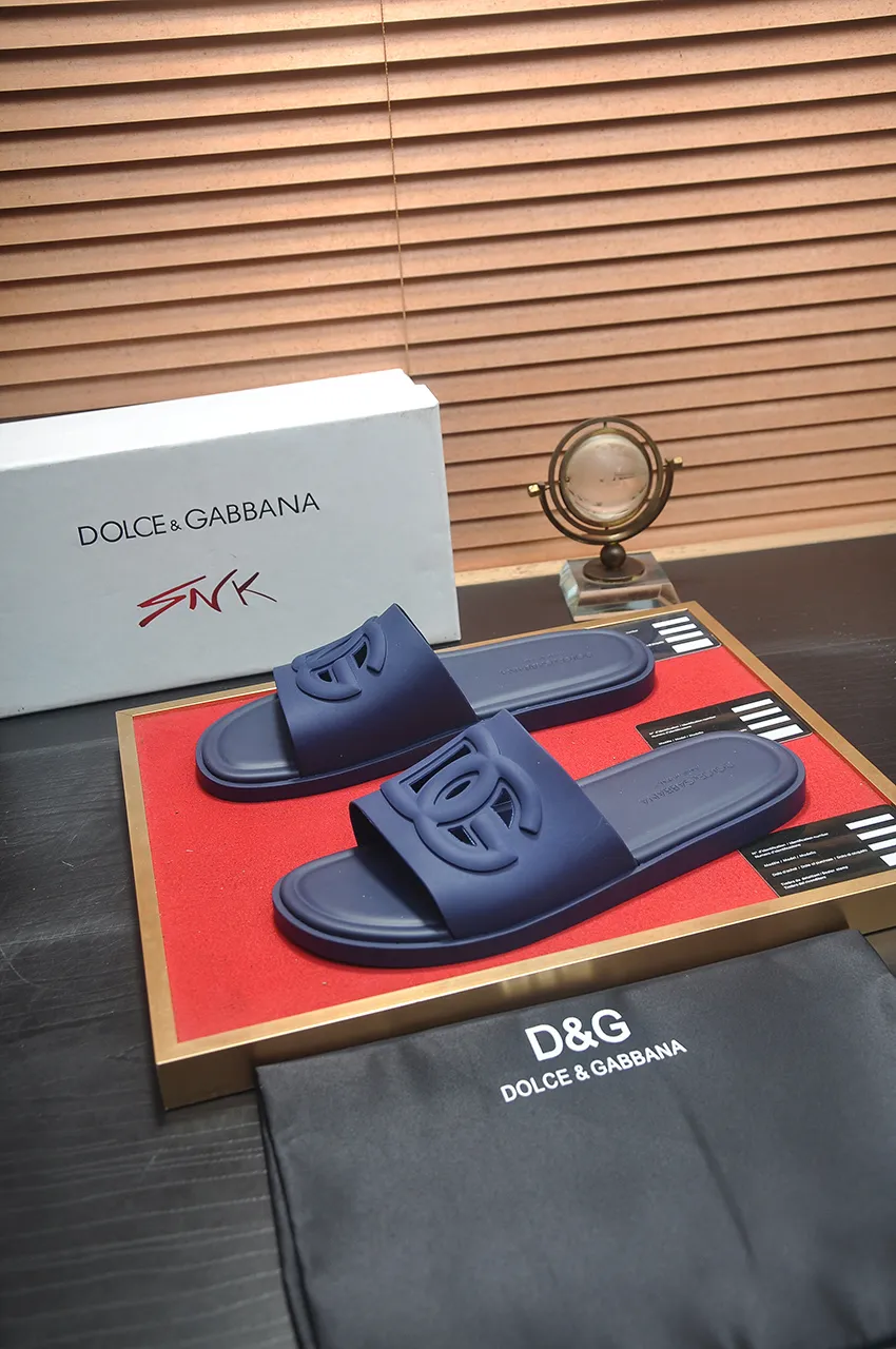 Men's shoes 💰280 [D&G] High-end quality Product trademark: DG "Dolce & Gabban*" slippers, Product material: Imported cowhide upper, original air cushion outsole, regular size: 38-45